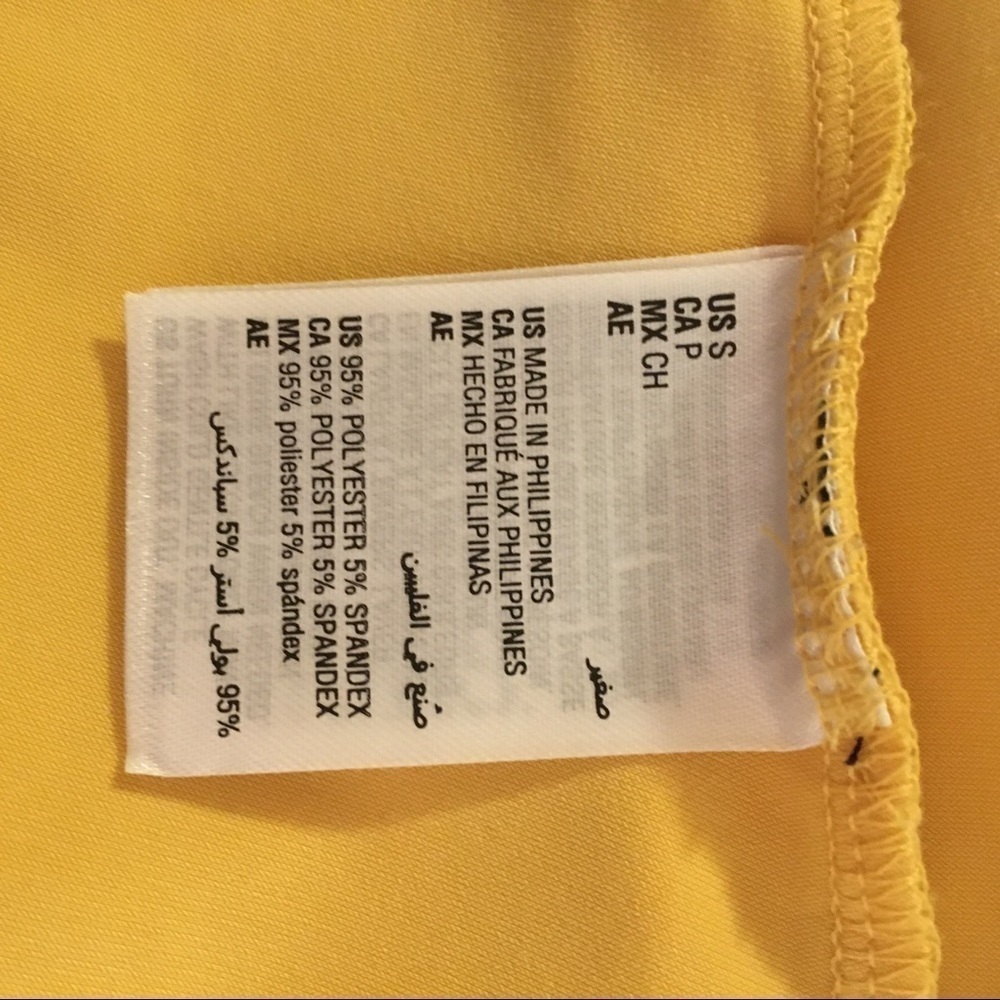 JM Collection yellow tunic - Picture 8 of 8